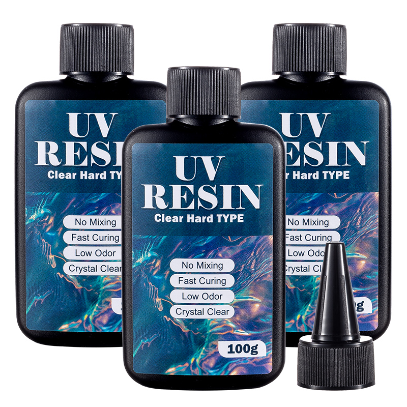 Resin Art Stone - 100/200/300g UV 레진 하드 타입 크리스탈