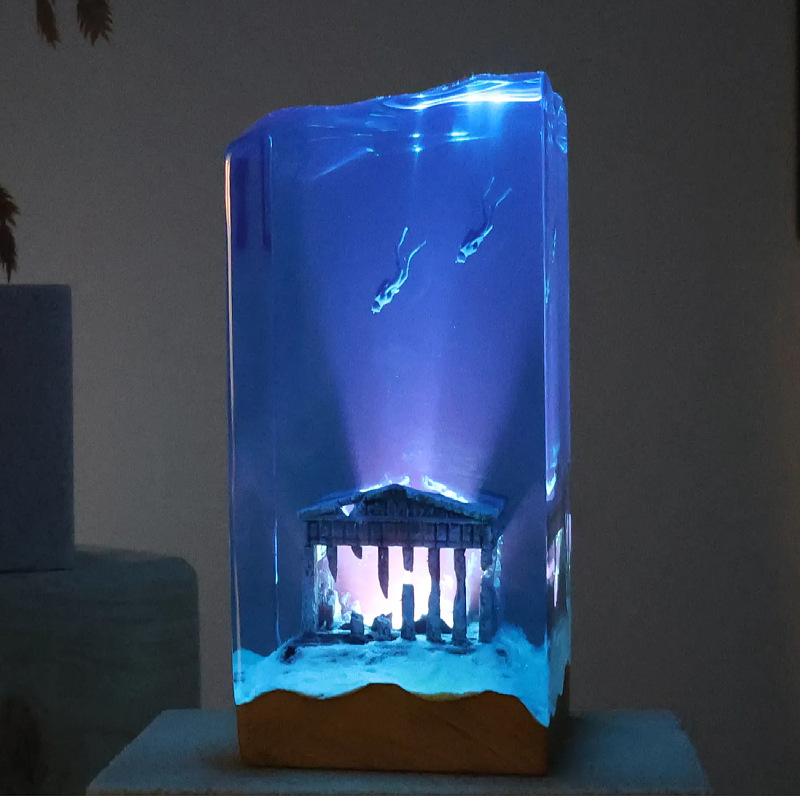 Resin Art And Wood - 새로운 해양 예술 홈 데코레이션 수공예품