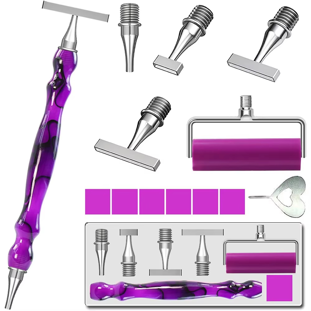 Resin Art Tool Kit - 인체공학적 다이아몬드 페인팅 아트 비드 도팅