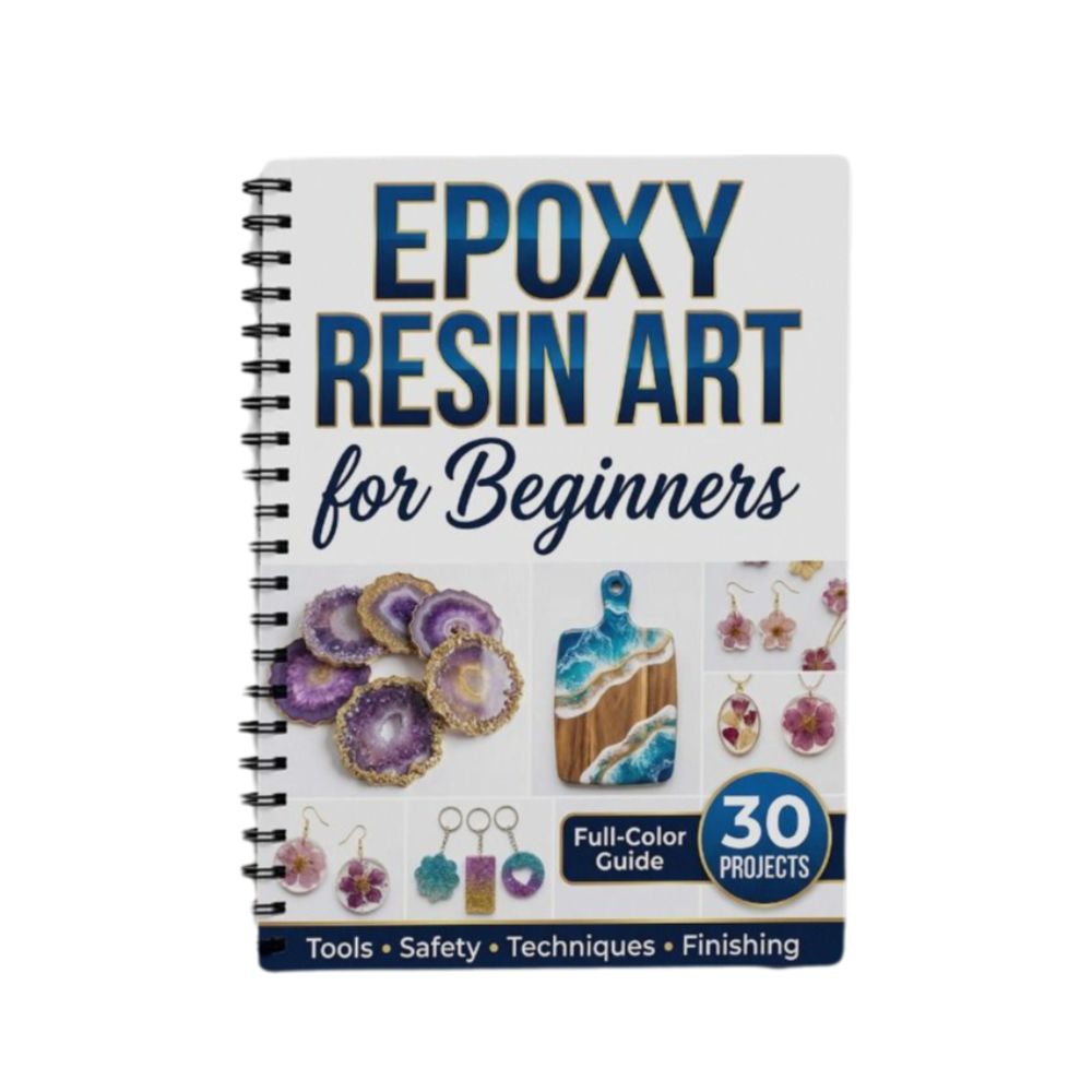 Resin Art Guide Book - 단계별 에폭시 레진 아트 핸드북 30가지