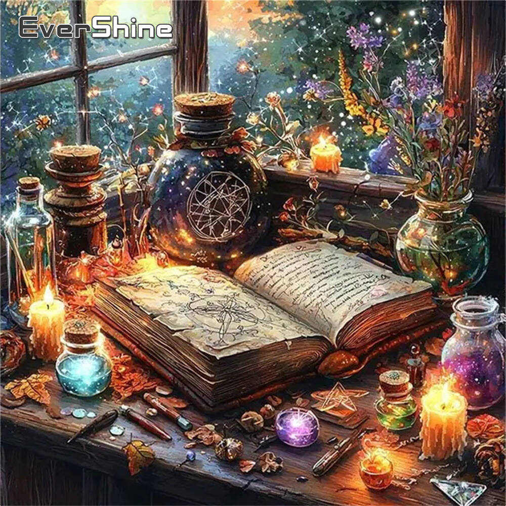 Resin Art Guide Book - Evershine 다이아몬드 페인팅 개 동물 만화