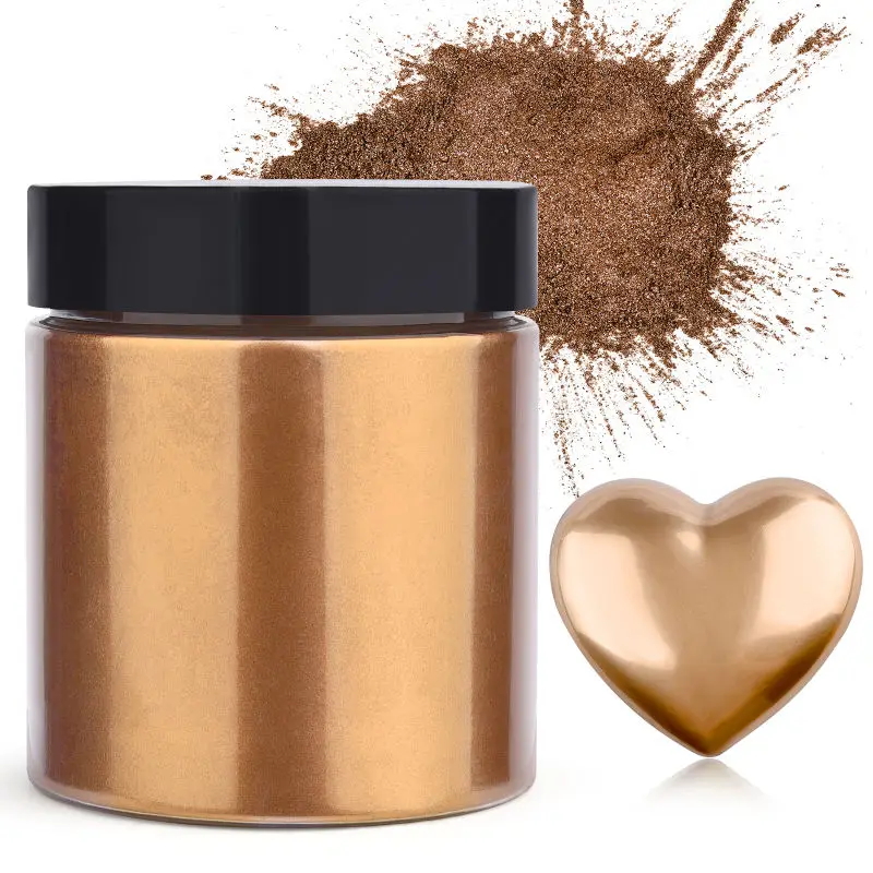 50g/병 메탈릭 글리터 파우더 금색 은색 색소 진주  - Pearl Powder Resin 리뷰 및 가격