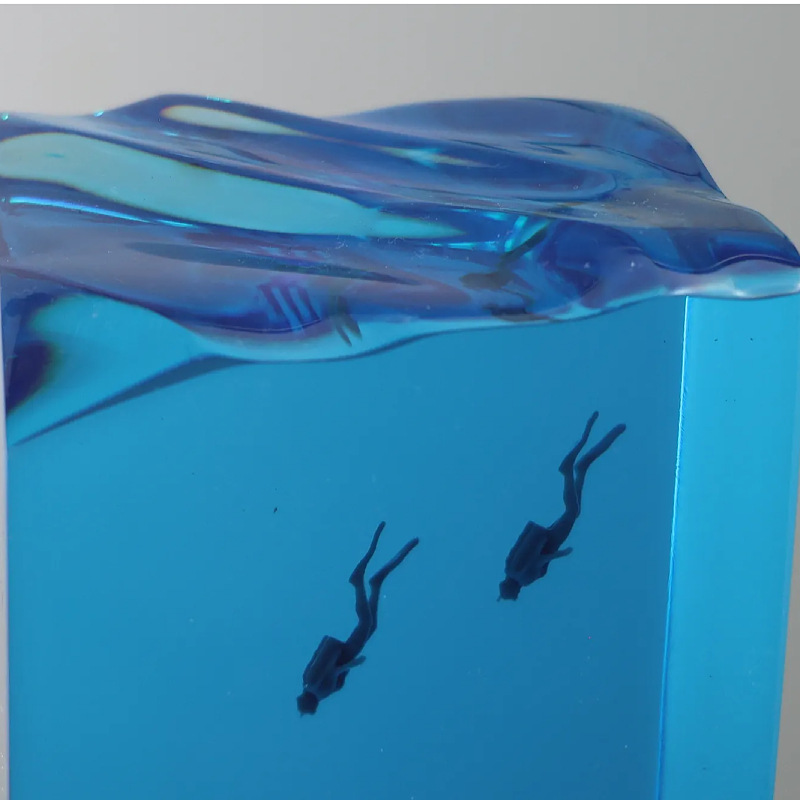 새로운 해양 예술 홈 데코레이션 수공예품 나무 수지 조 - Resin Art And Wood 리뷰 및 가격