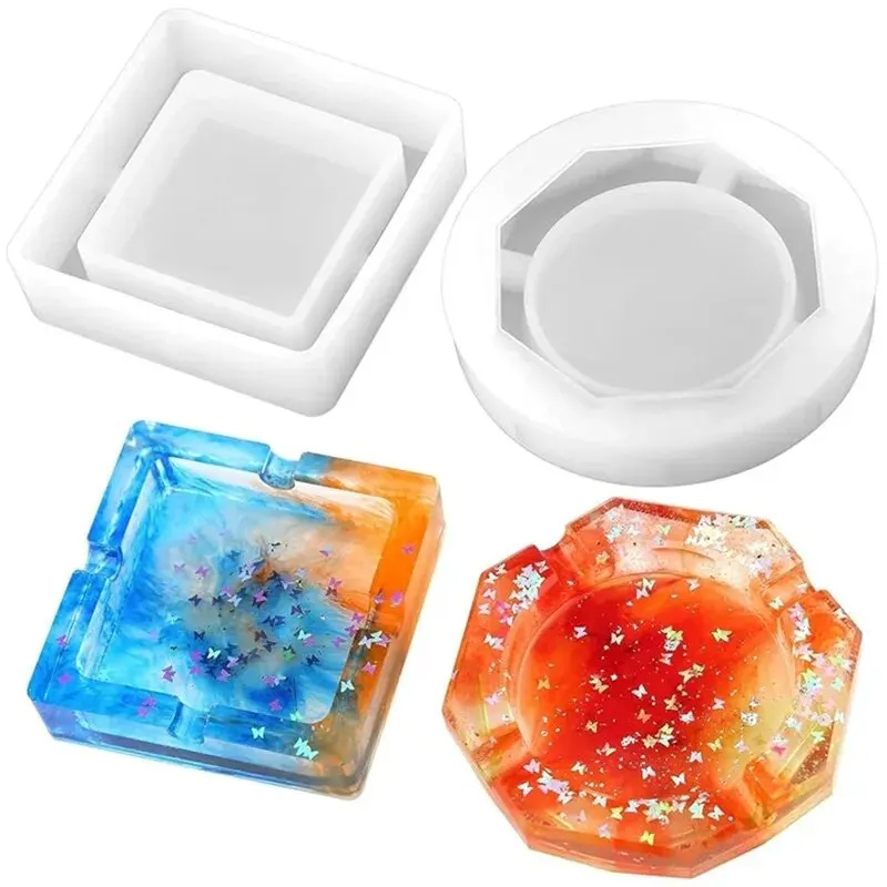 실리콘 몰드 재떨이 수지 몰드 하트 스퀘어 몰드 DIY - Resin Art Stone 리뷰 및 가격