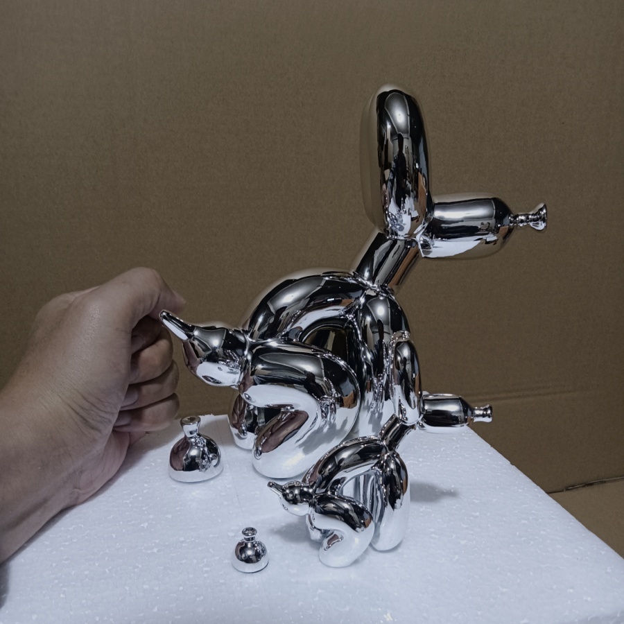 현대 미술 스쿼트 풍선 개 동물 장식 동상, 인테리어  - Resin Art And Wood 리뷰 및 가격