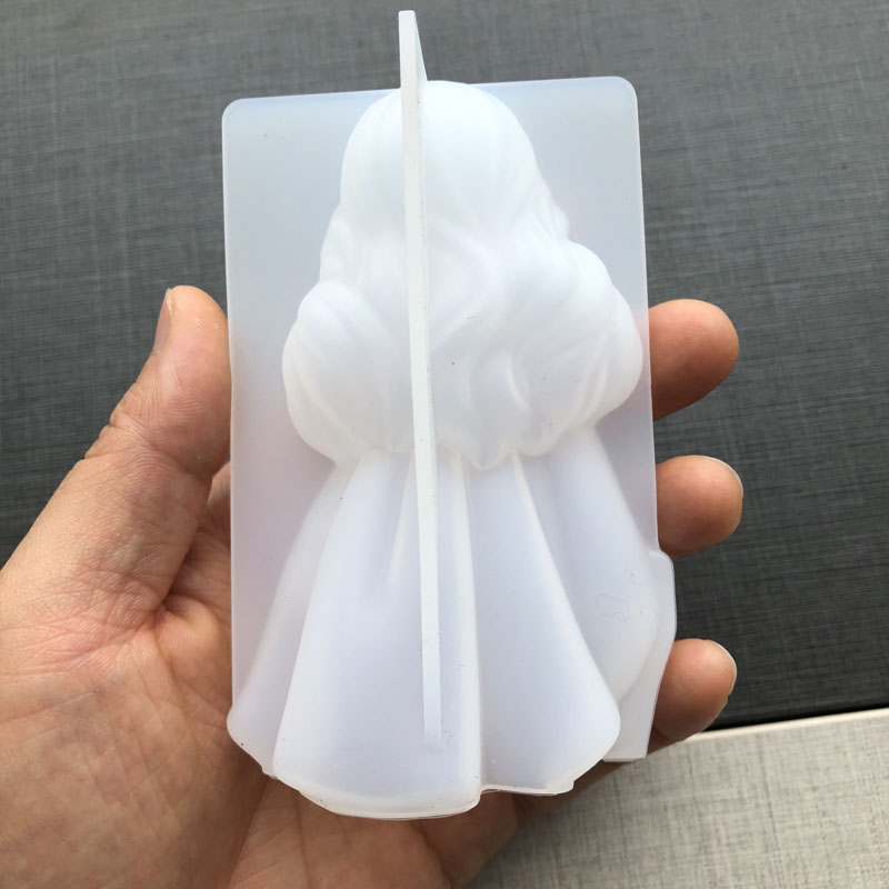 3D 귀여운 공주 실리콘 양초 금형 천사 소녀 비누 수 - Resin Art Tool Kit 리뷰 및 가격