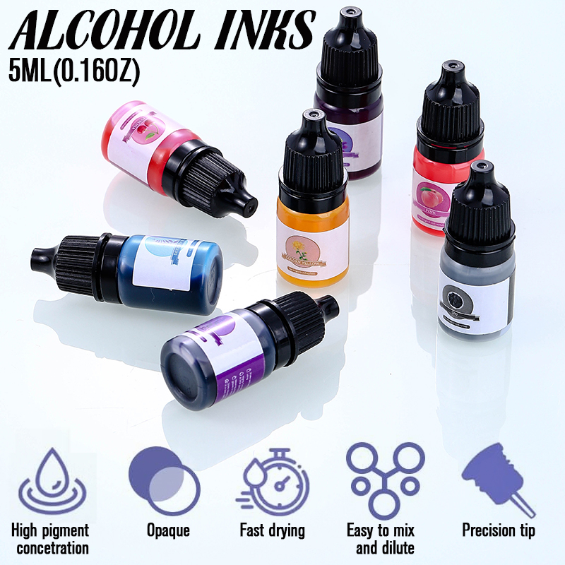 에폭시 수지 색소 24가지 생생한 색상 액체 에폭시 색 - Resin Dye Opaque 리뷰 및 가격