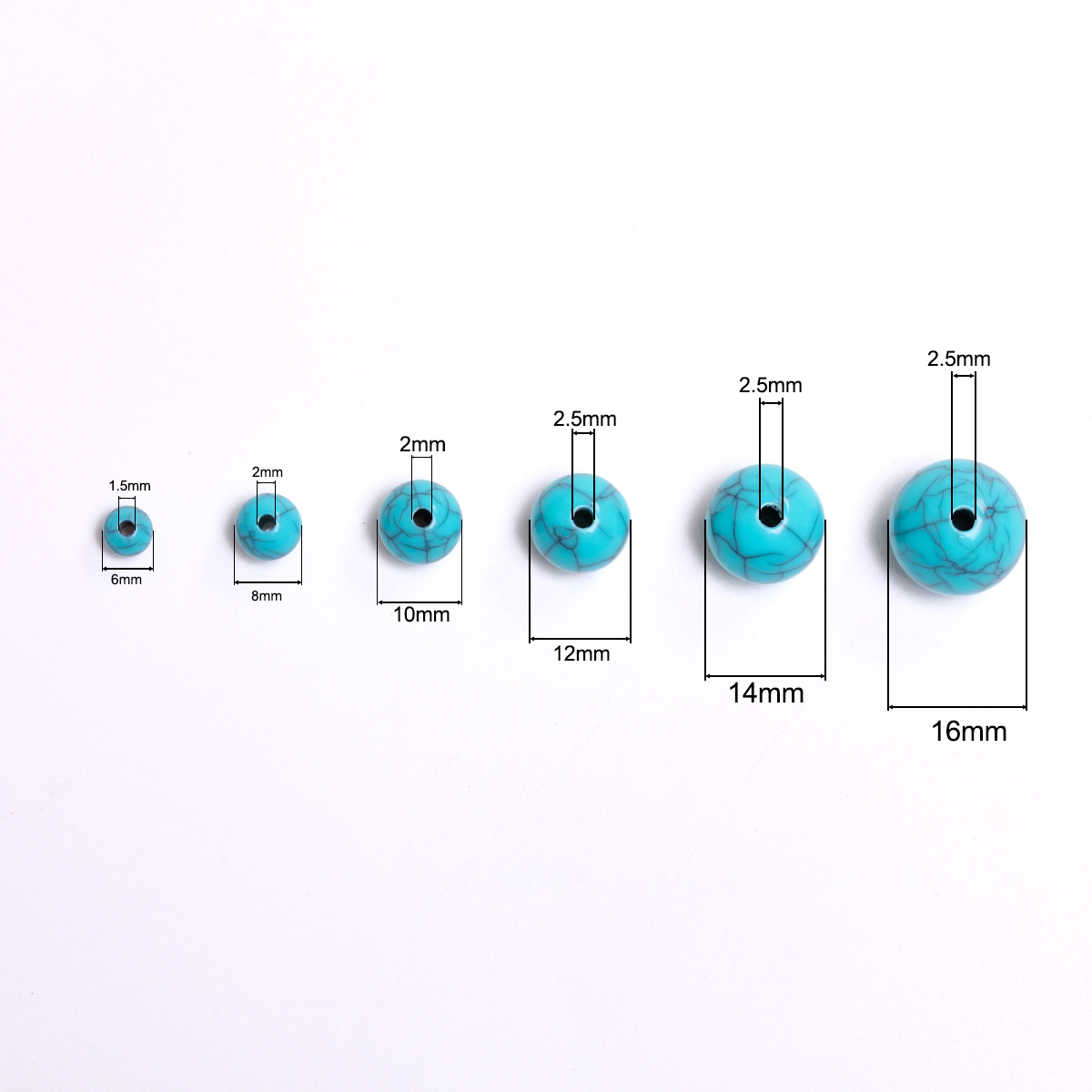 6-16mm 50-5Pcs 모조 된 돌 청록색 인공 보 - Resin Art Stone 리뷰 및 가격