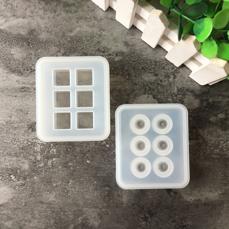 실리콘 몰드 큐브 볼 비즈, 6 구획 수지 실리콘 몰드 - Resin Art Acrylic 리뷰 및 가격