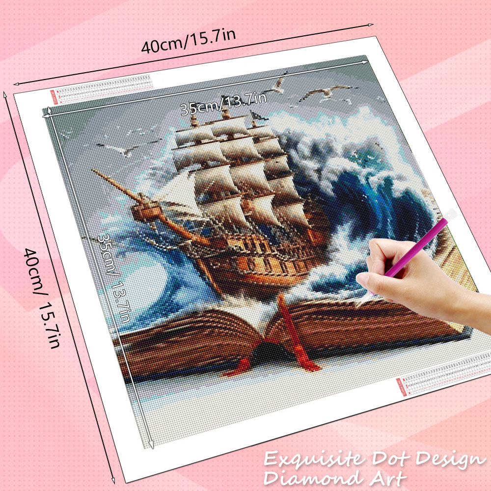 HUACAN 다이아몬드 모자이크 5D 바다 풍경 풀 라 - Resin Art Guide Book 리뷰 및 가격