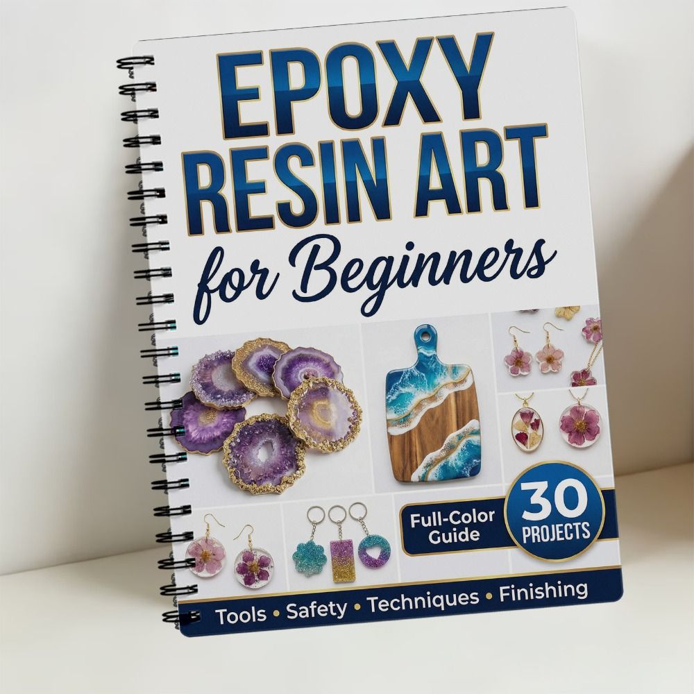 단계별 에폭시 레진 아트 핸드북 30가지 프로젝트 창의 - Resin Art Guide Book 리뷰 및 가격