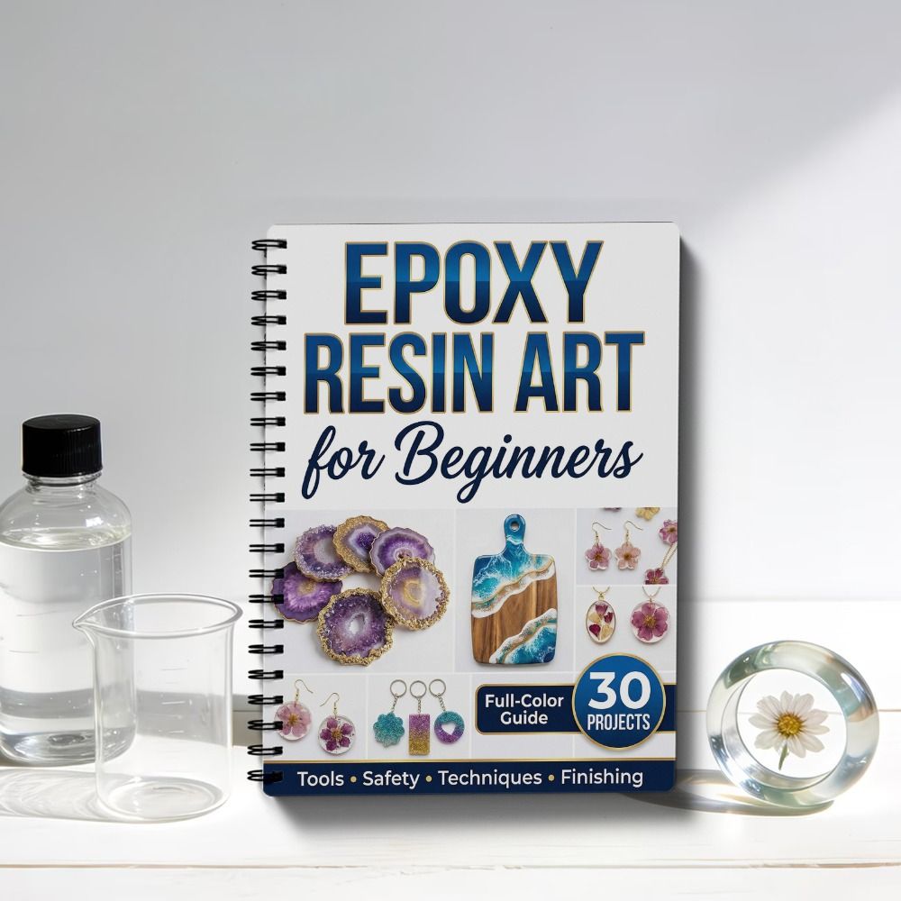 단계별 에폭시 레진 아트 핸드북 30가지 프로젝트 창의 - Resin Art Guide Book 리뷰 및 가격