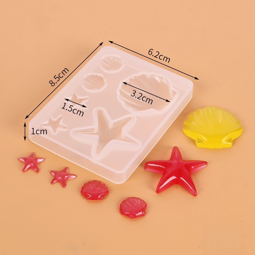 DIY 바다 테마 크리스탈 에폭시 레진 쉘 쥬얼리 펜던 - Resin Art Acrylic 리뷰 및 가격