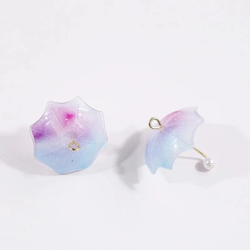 6개 3D 귀여운 비치 우산 아크릴 참 미니 파라솔 펜 - Resin Art Beach Theme 리뷰 및 가격