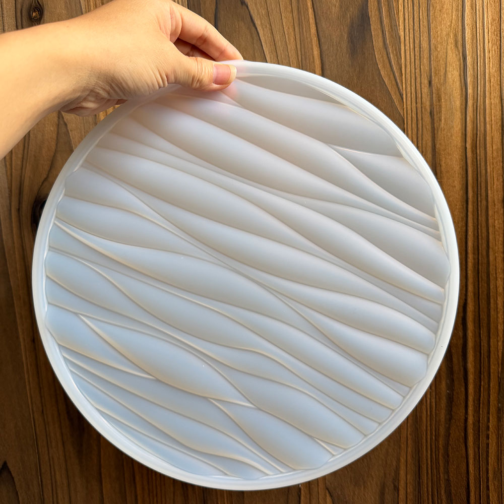 대형 원형 트레이 실리콘 몰드 웨이브 시멘트 석고 트레 - Resin Art Acrylic 리뷰 및 가격