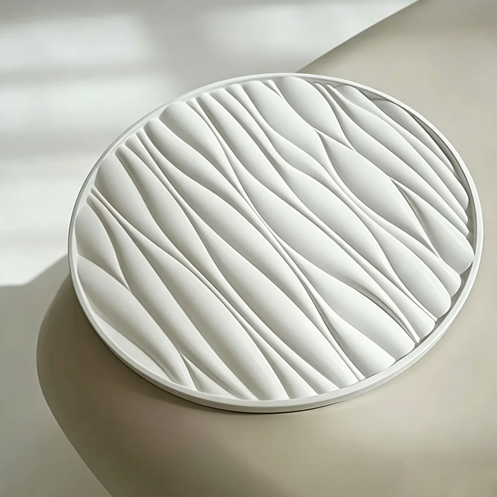 대형 원형 트레이 실리콘 몰드 웨이브 시멘트 석고 트레 - Resin Art Acrylic 리뷰 및 가격