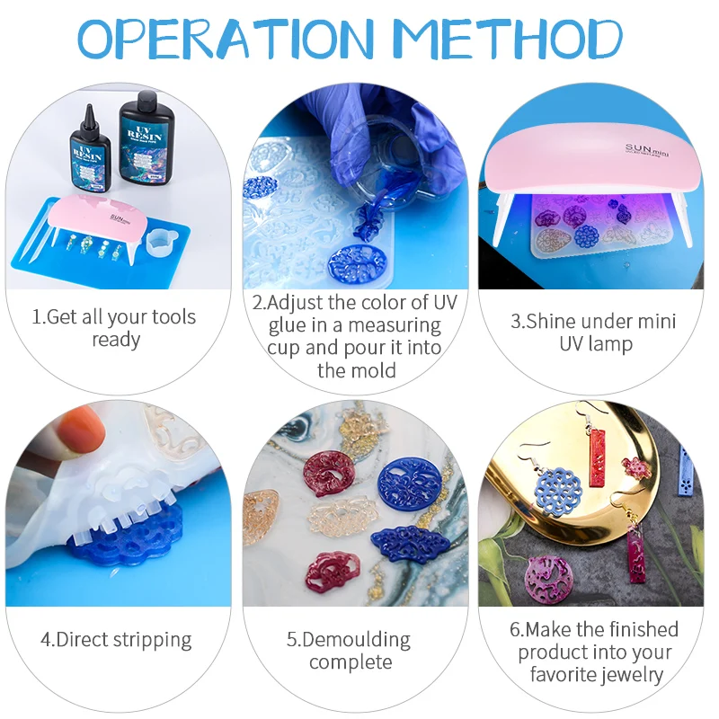하드 UV 수지 접착제 키트 DIY를 만드는 예술 공예 - Resin Art Tool Kit 리뷰 및 가격