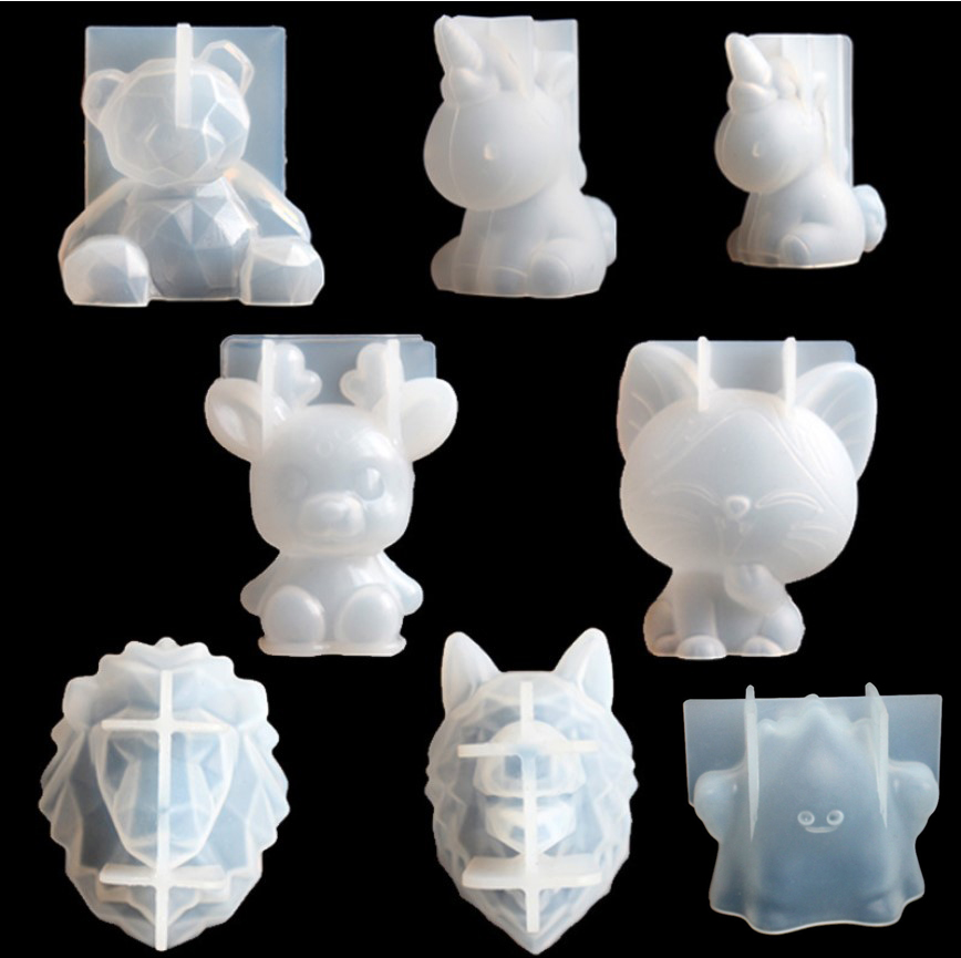 투명 유니콘 실리콘 에폭시 수지 금형 기하학 곰 토끼  - Resin Art Tool Kit 리뷰 및 가격