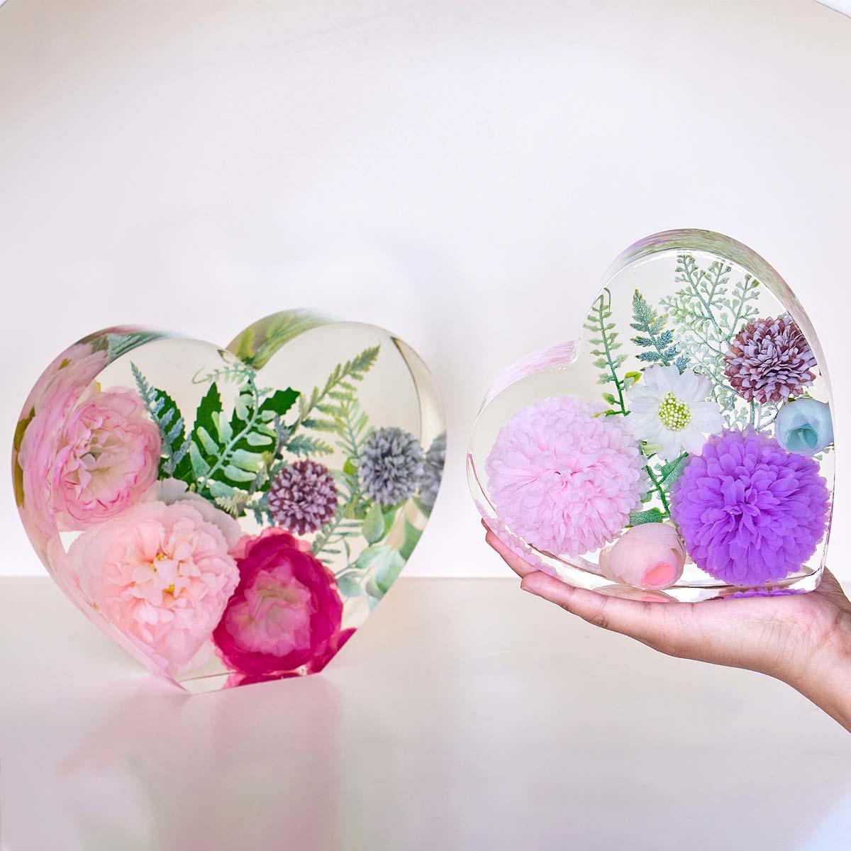하트 육각형 장식품 북엔드 실리콘 몰드 DIY 수제 기 - Resin Art Stone 리뷰 및 가격