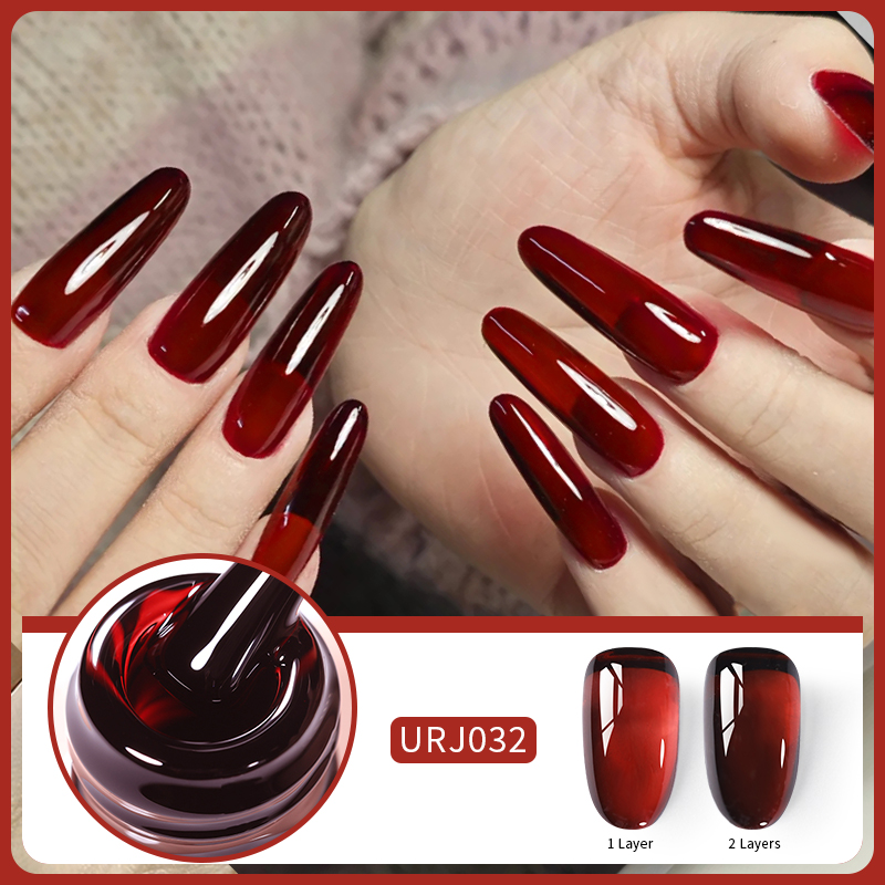 UR SUGAR 15ml 블러드 레드 젤리 젤 매니큐어 - Resin Dye Opaque 리뷰 및 가격