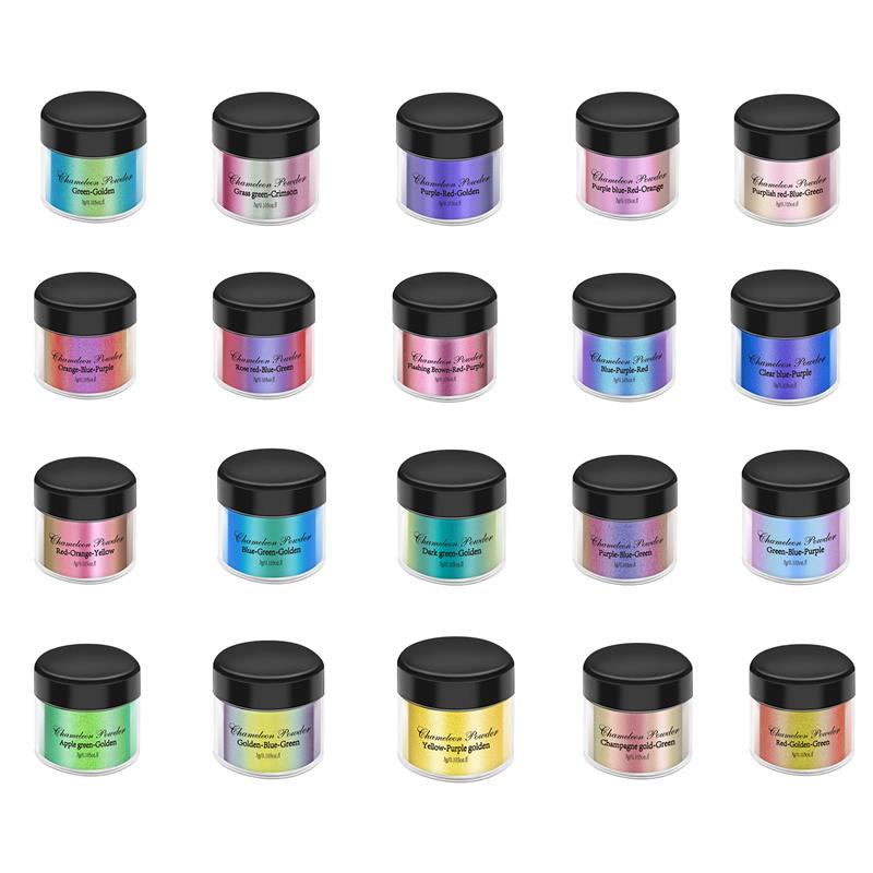 미러 카멜레온 송진 안료 글리터 매직 변색 진주 파우더 - Resin Dye Opaque 리뷰 및 가격