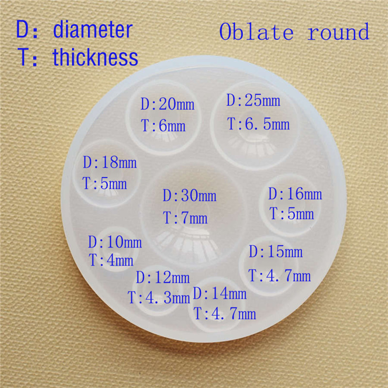 실리콘 몰드 하프 볼 Oblate 카보 숑 비즈 수지  - Resin Art Tool Kit 리뷰 및 가격