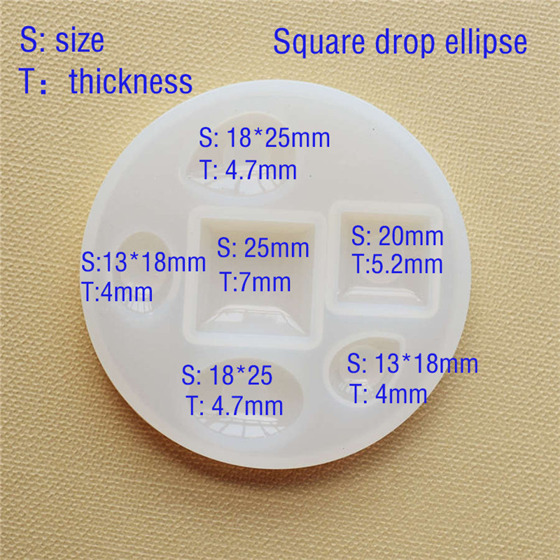 실리콘 몰드 하프 볼 Oblate 카보 숑 비즈 수지  - Resin Art Tool Kit 리뷰 및 가격