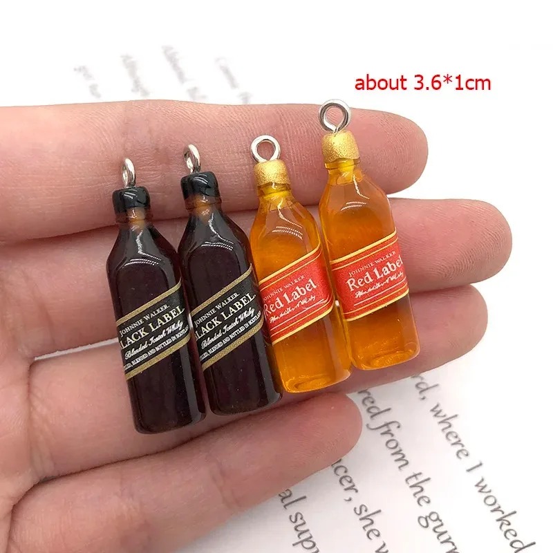 10Pcs 작은 와인 바 병 수지 참 DIY 귀걸이 액 - Resin Art Jewellery Kit 리뷰 및 가격