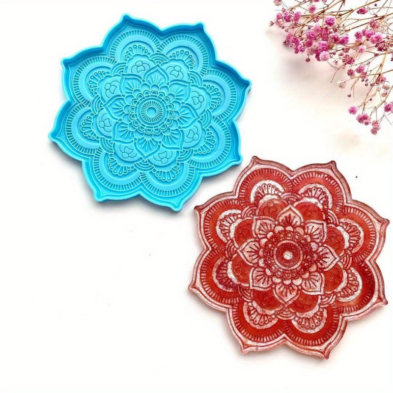 만다라 코스터 실리콘 몰드 라운드 트레이 컵 매트 DI - Resin Art Tool Kit 리뷰 및 가격