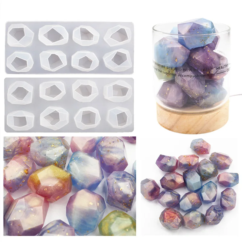 DIY 크리스탈 불규칙한 돌 실리콘 금형 기하학적면 처 - Resin Art Stone 리뷰 및 가격