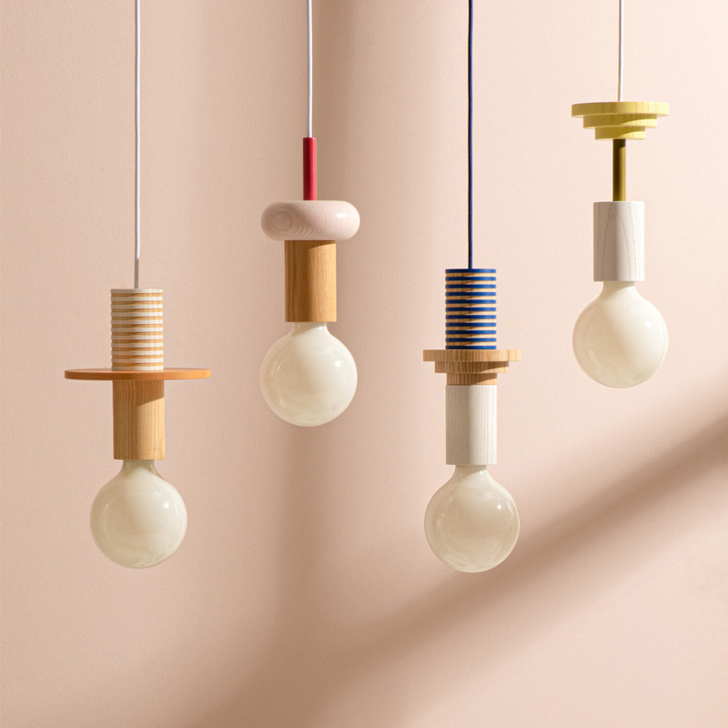 JUNIT 다이아 펜던트 램프 현대식 목재 LED 펜던 - Resin Art And Wood 리뷰 및 가격