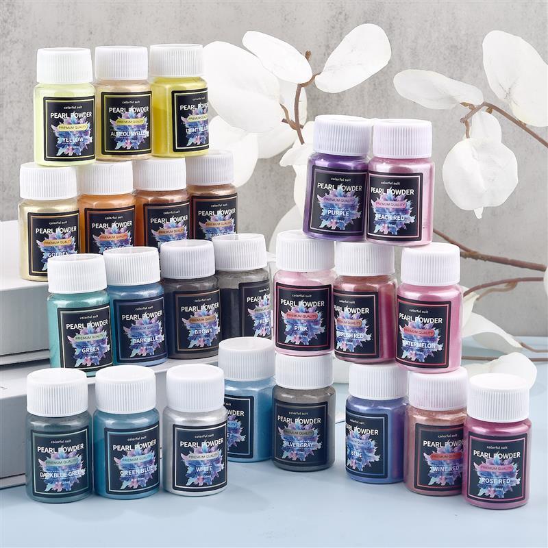 에폭시 송진 염료 운모 분말 분말 분말 안료 세트, 송 - Resin Dye Opaque 리뷰 및 가격