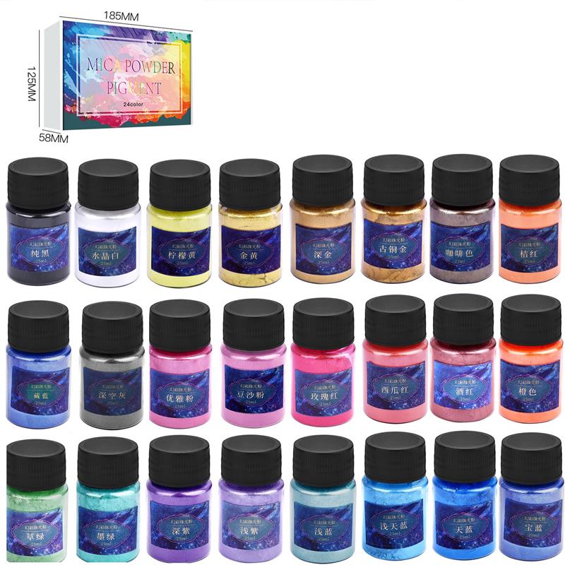 에폭시 송진 염료 운모 분말 분말 분말 안료 세트, 송 - Resin Dye Opaque 리뷰 및 가격