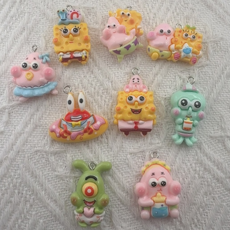 10개 만화 캐릭터 레진 펜던트, DIY 쥬얼리 제작  - Resin Art Jewellery Kit 리뷰 및 가격
