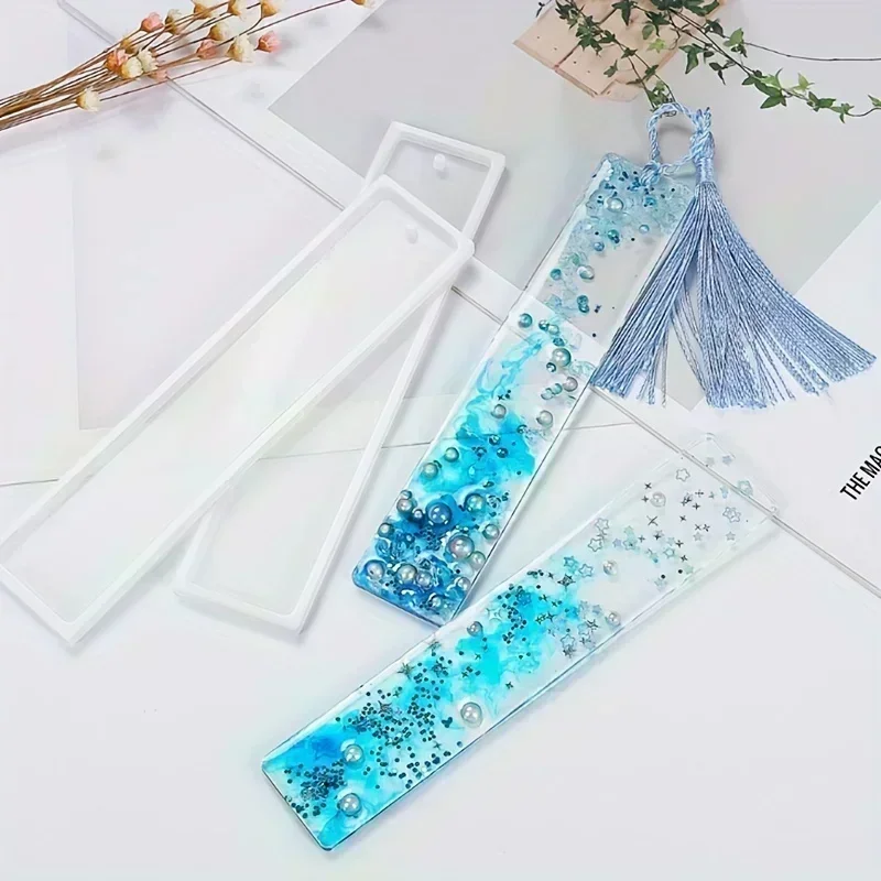 5개/대 DIY 직사각형 크리스탈 에폭시 수지 북마크  - Resin Art Stone 리뷰 및 가격