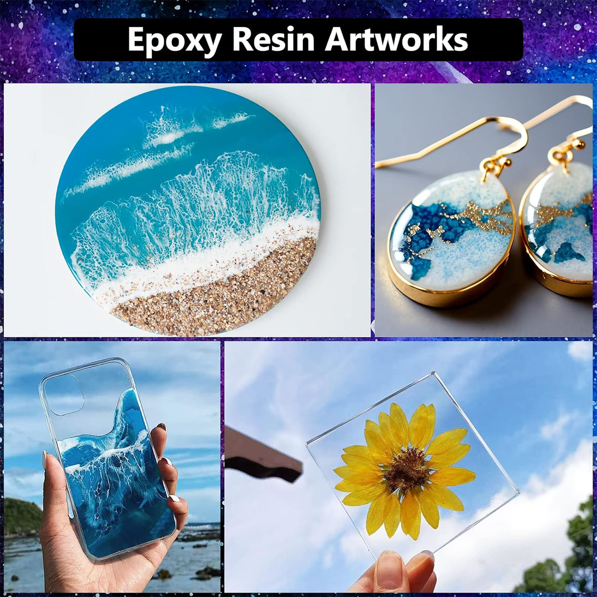 1000ml 크리스탈 투명 에폭시 레진 키트, 황변 없 - Resin Art And Wood 리뷰 및 가격