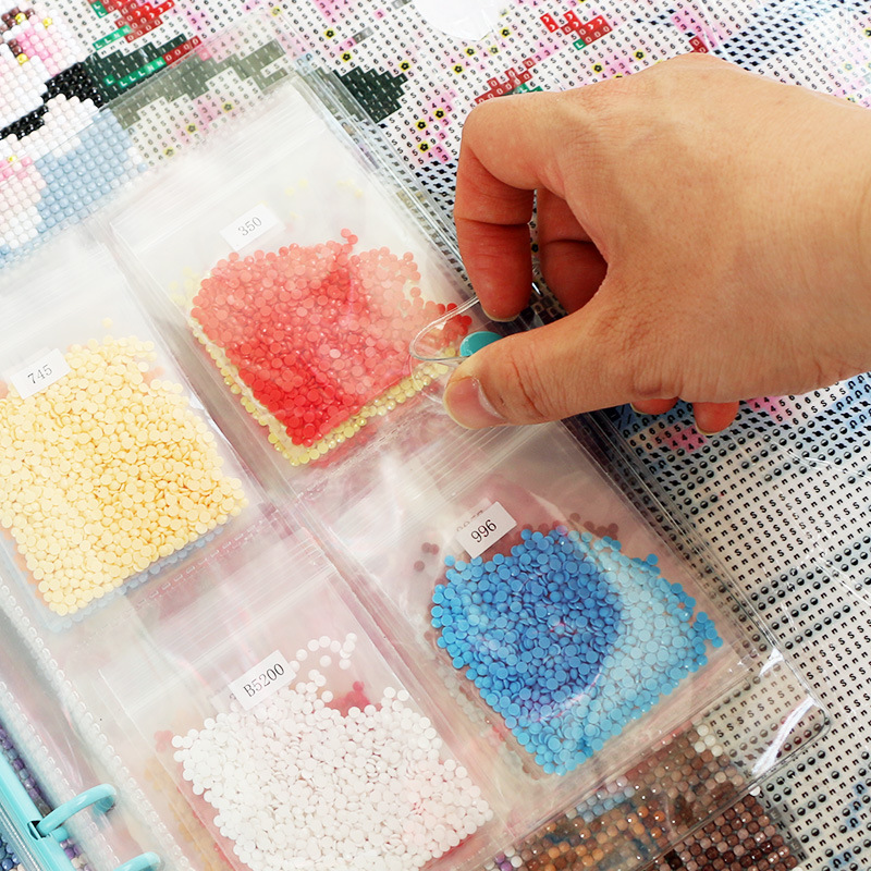 HOMFUN 113pcs 다이아몬드 페인팅 스토리지 도 - Resin Art Guide Book 리뷰 및 가격