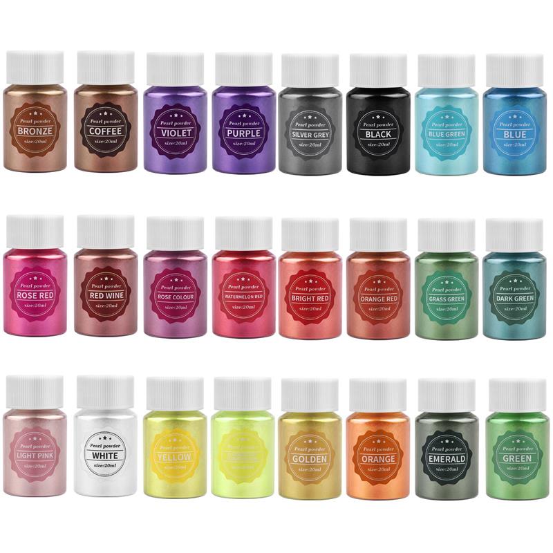 진주 분말 UV 에폭시 수지 염료, 운모 분말 안료,  - Pearl Powder Resin 리뷰 및 가격