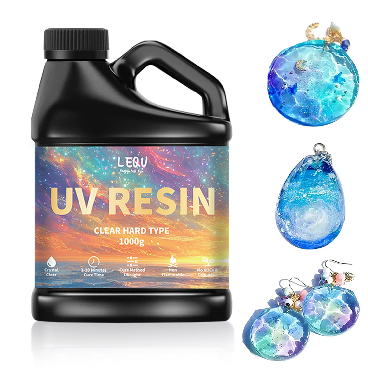 100/200/500/1000g UV 에폭시 수지 접착 - Resin Art Acrylic 리뷰 및 가격