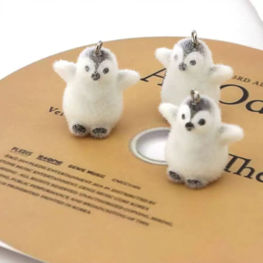 5개입 플로킹 작은 펭귄 레진 참 동물 펜던트 DIY  - Resin Art Jewellery Kit 리뷰 및 가격